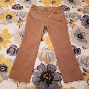 Stretch waist corduroy pants